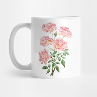 pink rose watercolor 2021 Mug